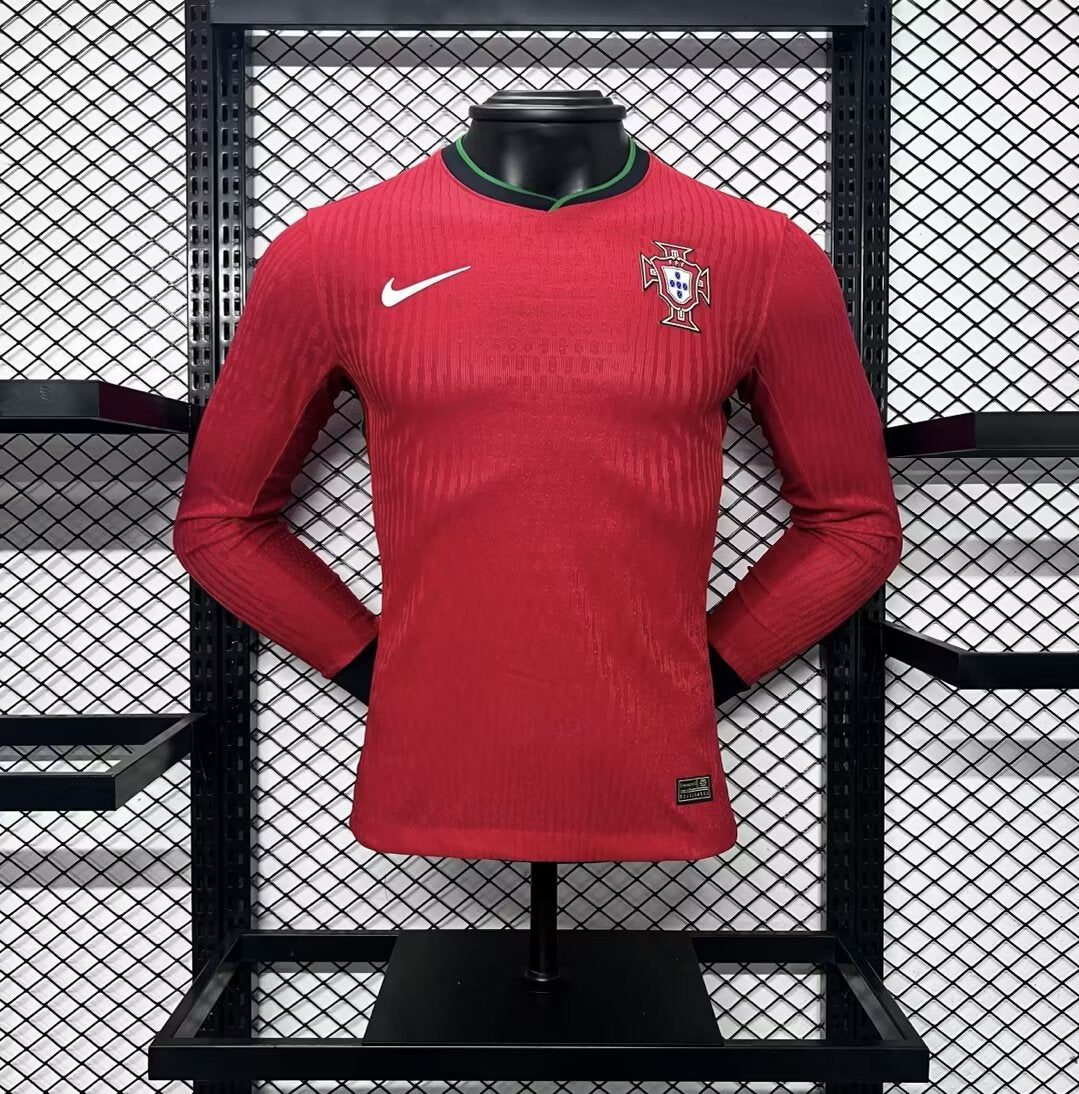 PORTUGAL EURO I 2024 MEN (PLAYER VERSION) LONG SLEEVE 